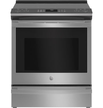 GE Profile PSS93YPFS 30" Smart Slide-In Electric Convection Fingerprint Resistant Range with No Preheat Air Fry