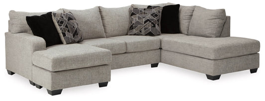 Megginson 2-Piece Sectional with LHF Chaise - Storm