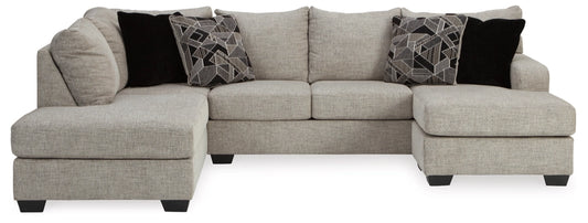 Megginson 2-Piece Sectional with RHF Chaise - Storm