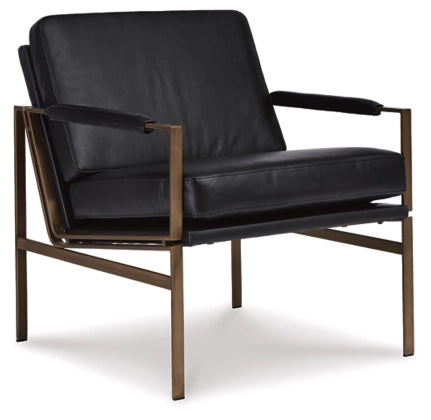 Puckman Accent Chair - Black Finish