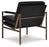 Puckman Accent Chair - Black Finish