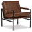 Puckman Accent Chair - Brown Finish