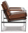 Puckman Accent Chair - Brown Finish