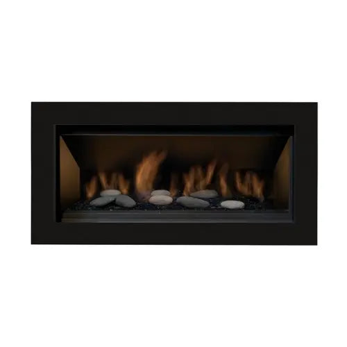Sierra Flame Lamego 45" Gas Burning Direct Vent Contemporary Fireplace - LAMEGO-45-LIGHT-EI