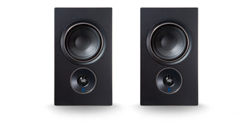 PSB Speakers - Alpha iQ Streaming Powered Speakers with BluOS - Black