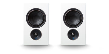 PSB Speakers - Alpha iQ Streaming Powered Speakers with BluOS - White