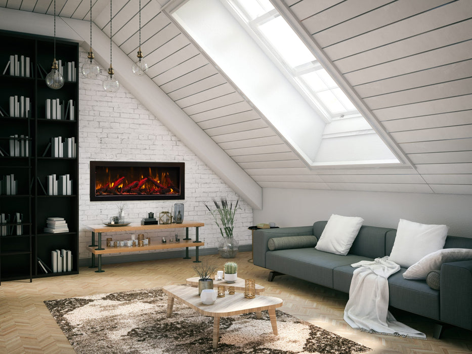 Amantii BI-72-DEEP-OD Smart Indoor-Outdoor Linear Fireplace