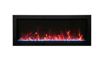 Amantii BI-88-SLIM-OD Smart Indoor-Outdoor Linear Fireplace