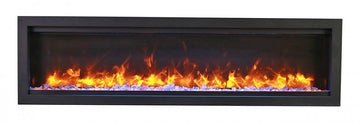 Amantii SYM-60-BESPOKE linear electric fireplace