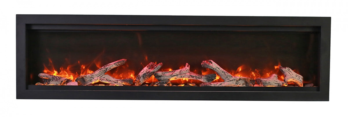 Amantii SYM-74-BESPOKE linear electric fireplace