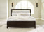 Neymorton California King Upholstered Panel Bed with 2 Nightstands