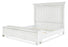 Kanwyn King Panel Bed with Storage Bench in Whitewash