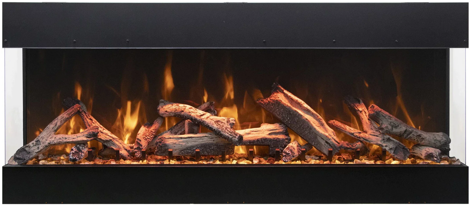 Amantii TRV-65-BESPOKE Tru View Bespoke 3-Sided Built-In Electric Fireplace