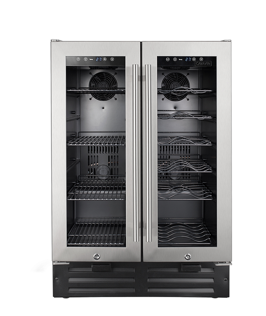 Cavavin Classika Collection Dual Zone Built-in Or Freestanding Beverage Center - C-73WBVC-V4