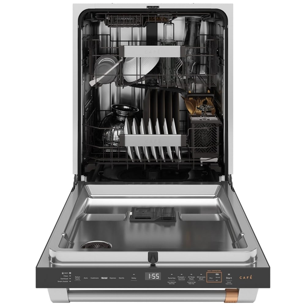 GE Cafe 24" CustomFit Stainless Interior Built-In Dishwasher - CDT858P2VS1 - Dishwasher - GE CAFE - Topchoice Electronics - image 4