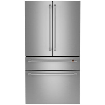 GE Cafe 36" Counter Depth 4-Door French-Door Refrigerator - CJE23DP2WS1 - Refrigerator - GE CAFE - Topchoice Electronics