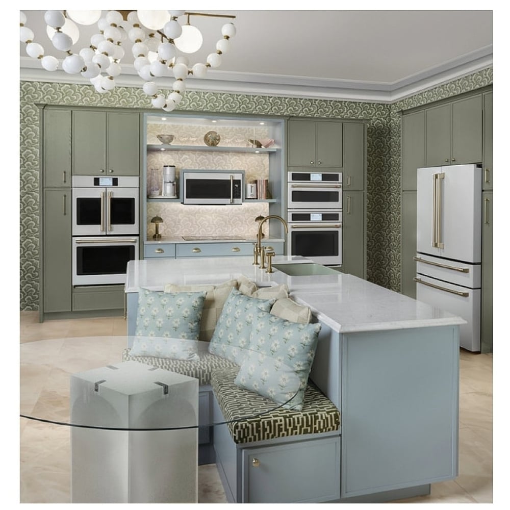 Café CJE23DP4WW2 36" Matte White French-Door Refrigerator