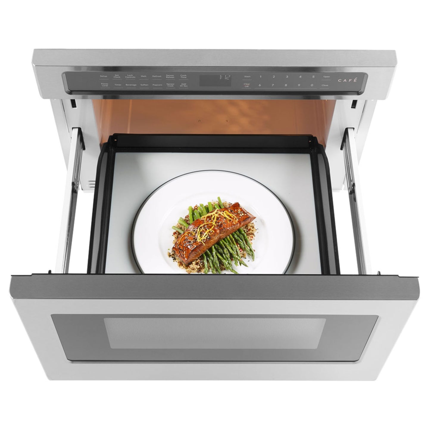 Cafe CWLC12P2RS1 Microwave Drawer, 24 inch Exterior Width