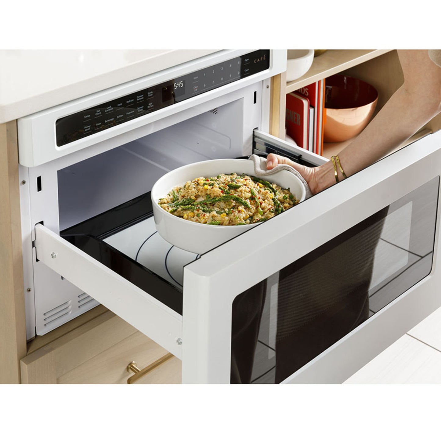 Cafe CWLC12P2RS1 Microwave Drawer, 24 inch Exterior Width