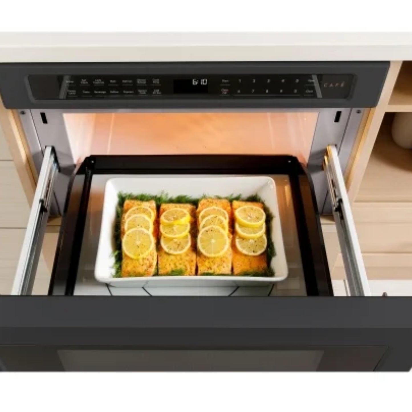 Cafe CWLC12P2RS1 Microwave Drawer, 24 inch Exterior Width