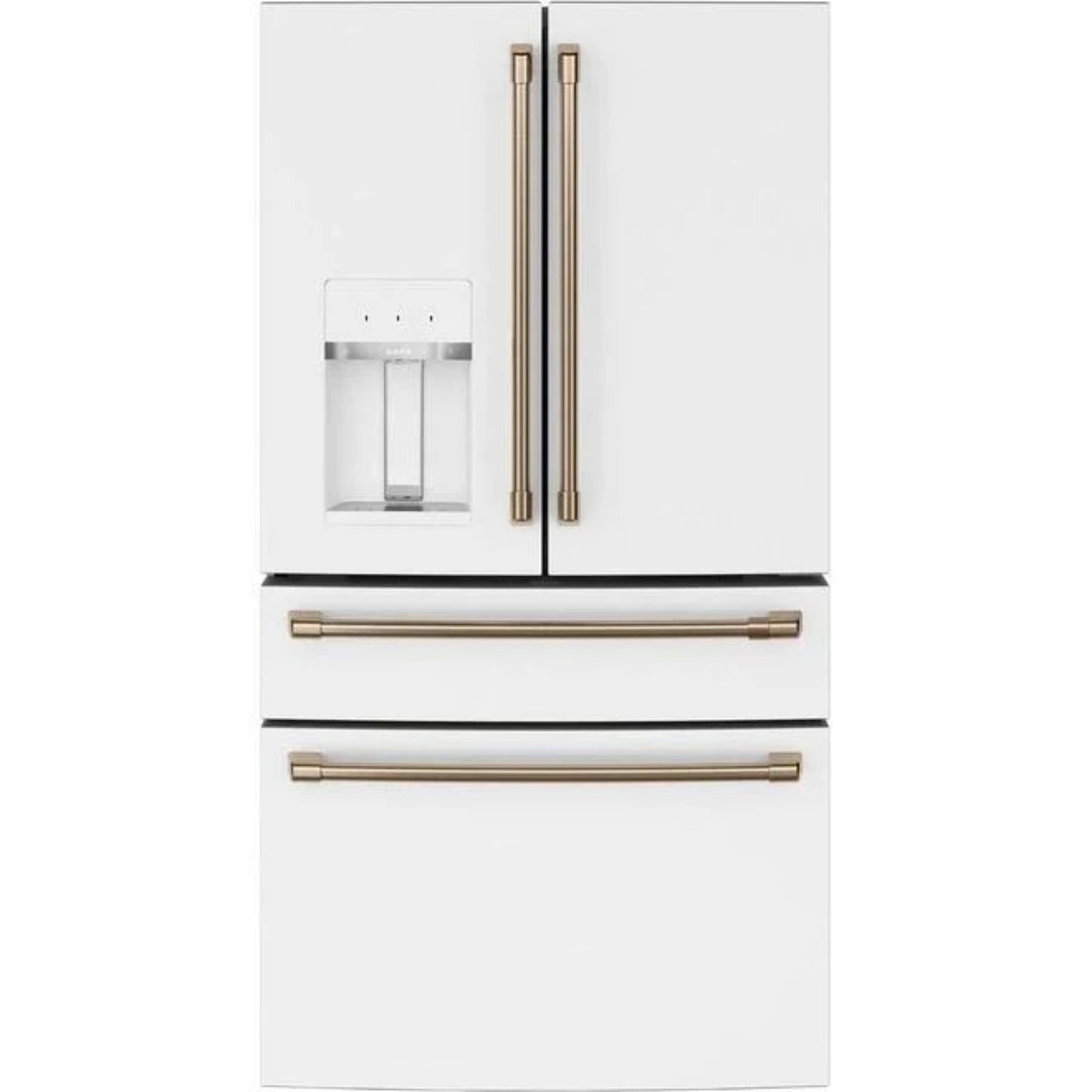 GE Cafe CXE22DP4PW2 Counter depth Four-Door French Door Refrigerator in White
