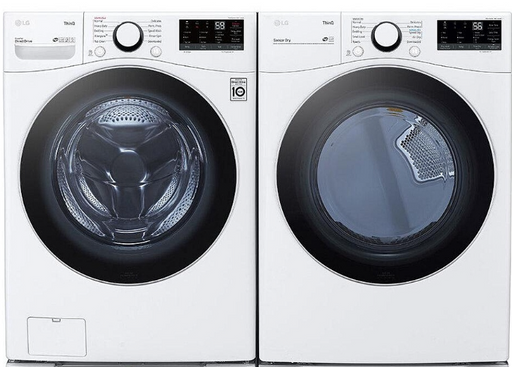 LG Front Load Washer and Electric Dryer Set - WM3600HWA DLE3600W