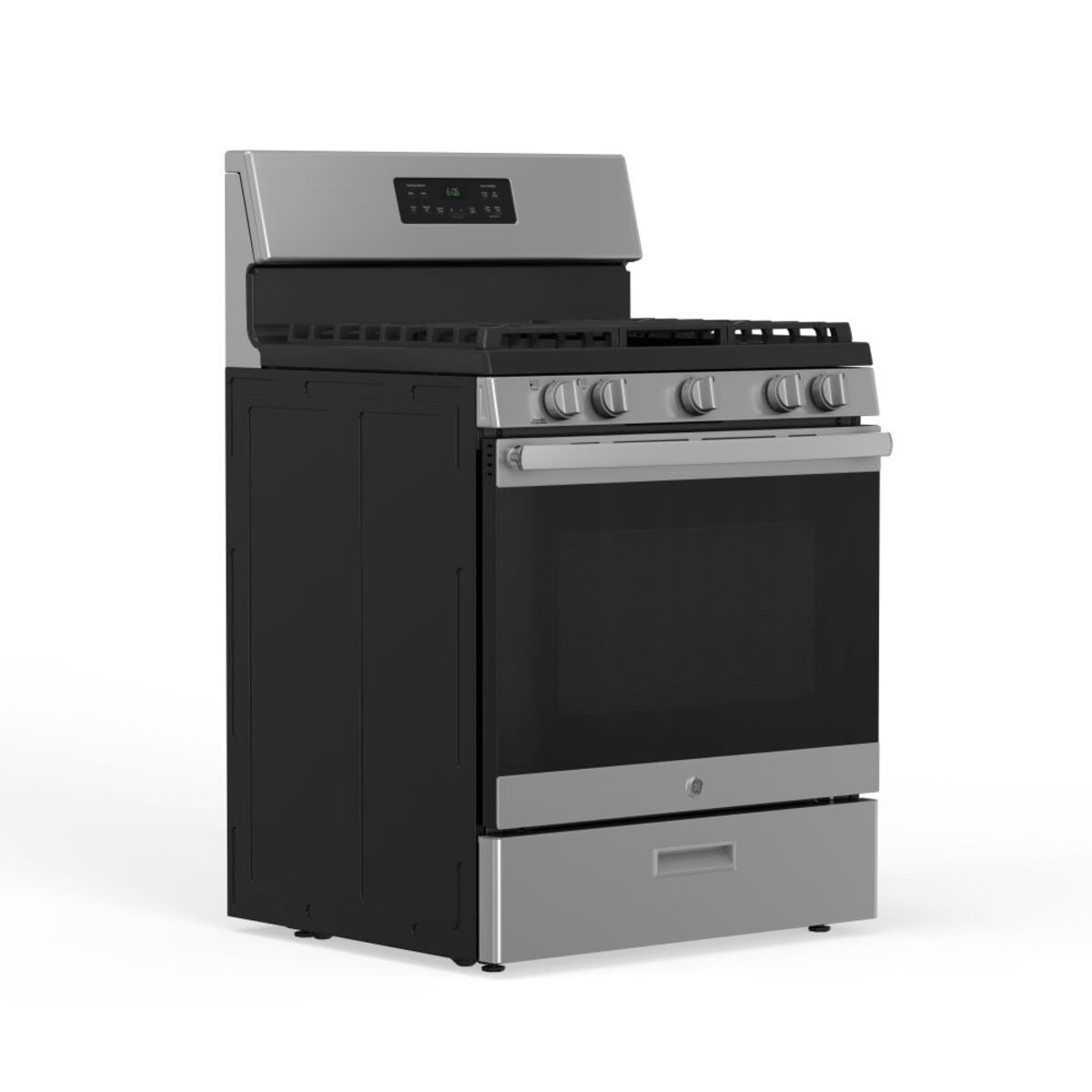 GE & Frigidaire Stainless 3-Piece Kitchen Package — 30" Gas Range, 31" Bottom-Freezer Fridge & 24" Dishwasher