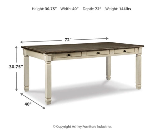 Bolanburg Dining Table and 6 Chairs