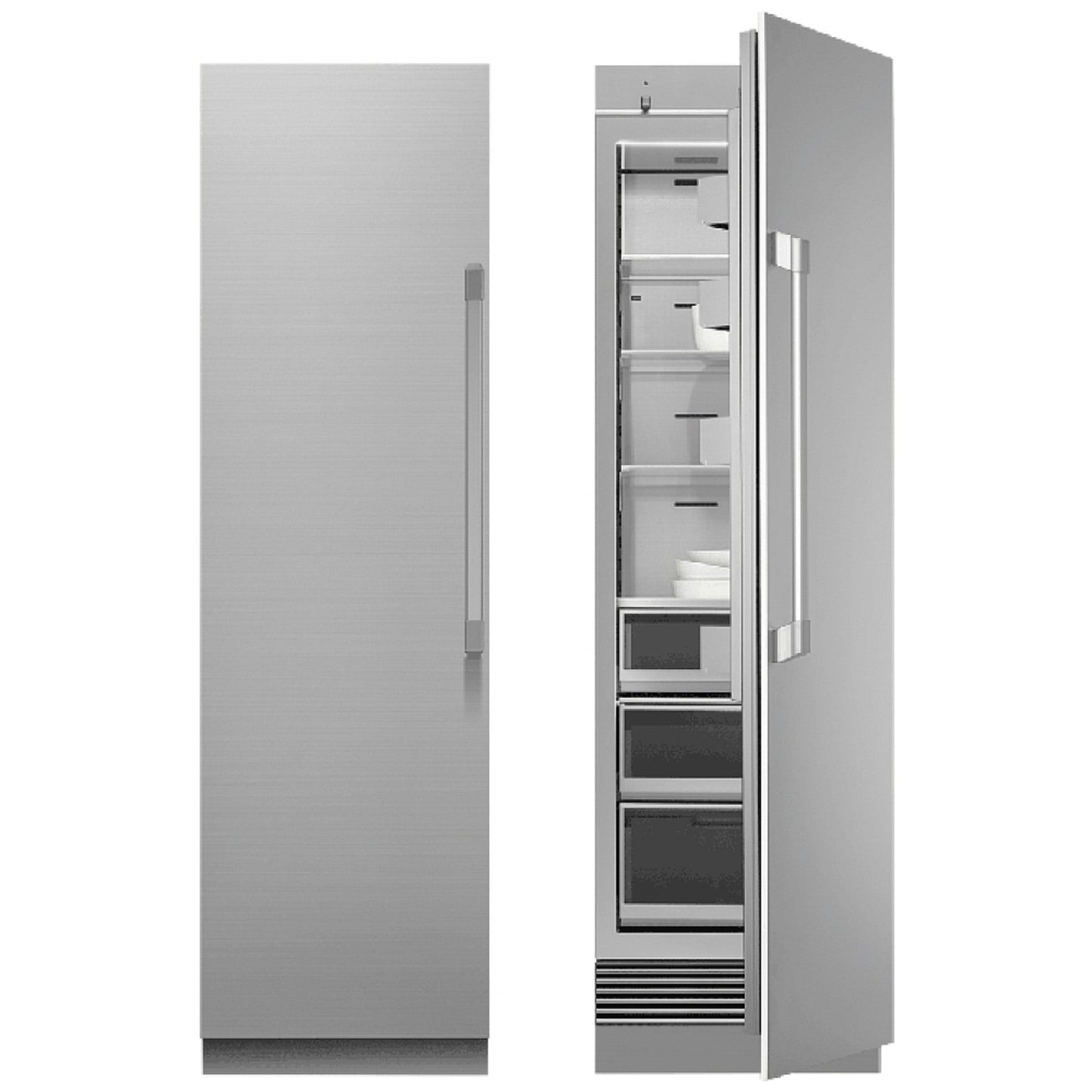 Dacor DRR24980RAP 24-Inch Built-In Column Refrigerator – Panel Ready, Right Hinge