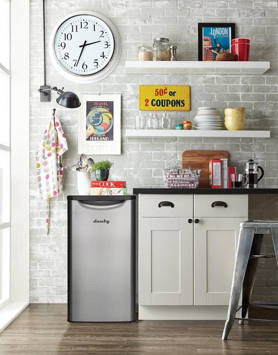 Danby DAR033A6BSLDB 3.3 cu. ft. Contemporary Classic Compact Refrigerator