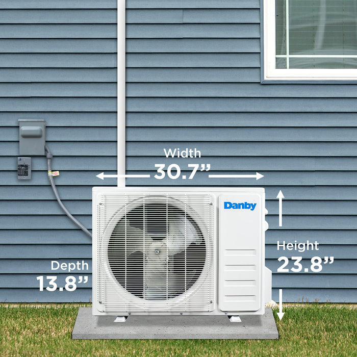 Danby DAS180EAQHWDB 18,000 BTU Mini-Split AC with Heat Pump in White