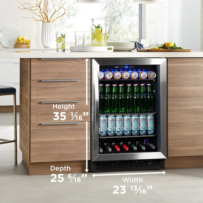 Danby DBC057A1BSS 5.7 cu. ft. Built-in Beverage Center in Stainless Steel