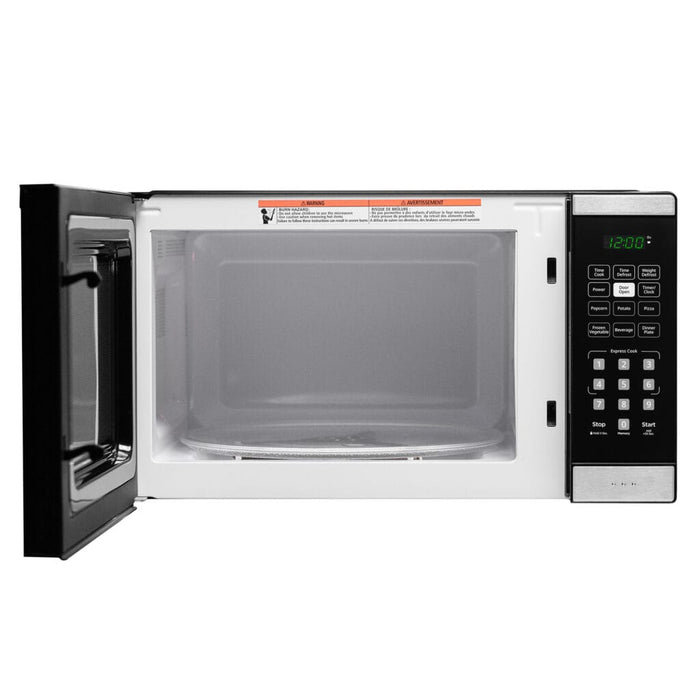 Danby DBMW1126BBS 1.1 cu. ft. Countertop Microwave in Black and Stainless Steel