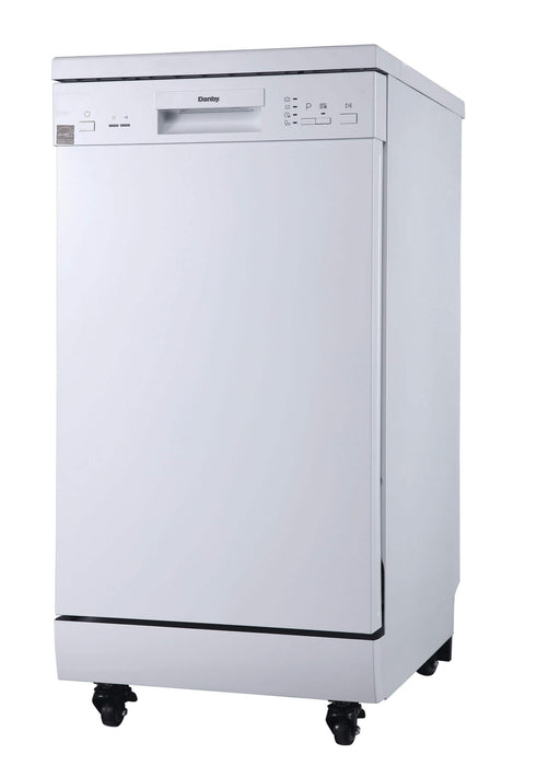 Danby DDW1805EWP 18″ Wide Portable Dishwasher in White