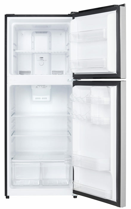 Danby DFF101B1BSLDB 10.0 cu. ft. Apartment Size Fridge Top Mount in Stainless Steel