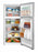Danby DFF142E1SSDB 14.2 cu. ft. Apartment Size Fridge Top Mount in Stainless Steel