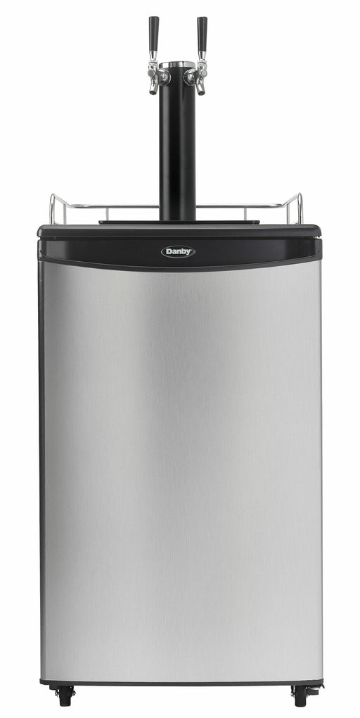 Danby DKC054A1BSL2DB 5.4 cu. ft. Dual-Tap Keg Cooler in Stainless Steel