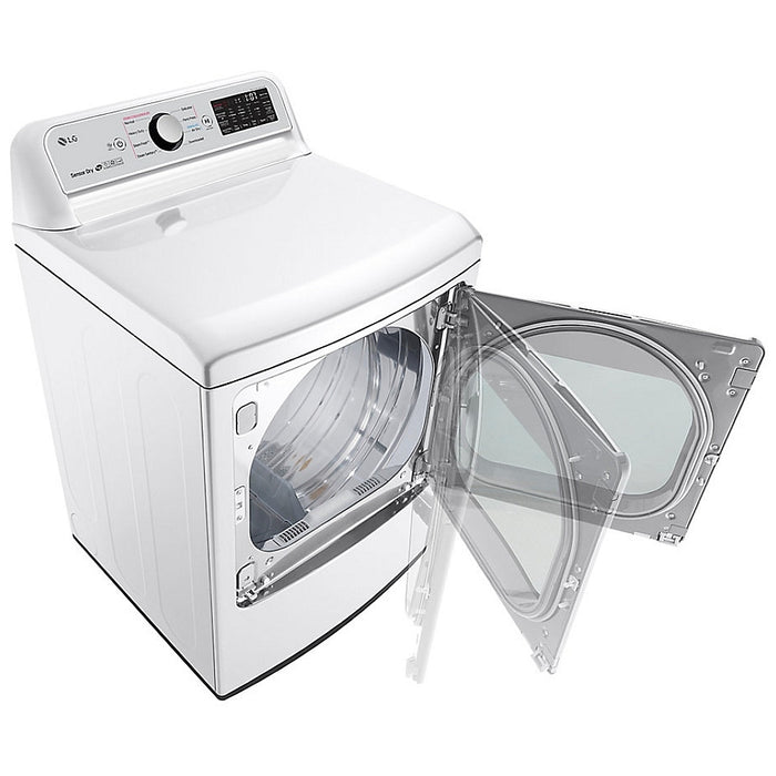 LG DLEX7250W 7.3 cu.ft Electric Dryer with TurboSteam®