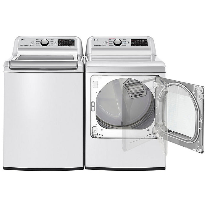 LG DLEX7250W 7.3 cu.ft Electric Dryer with TurboSteam®