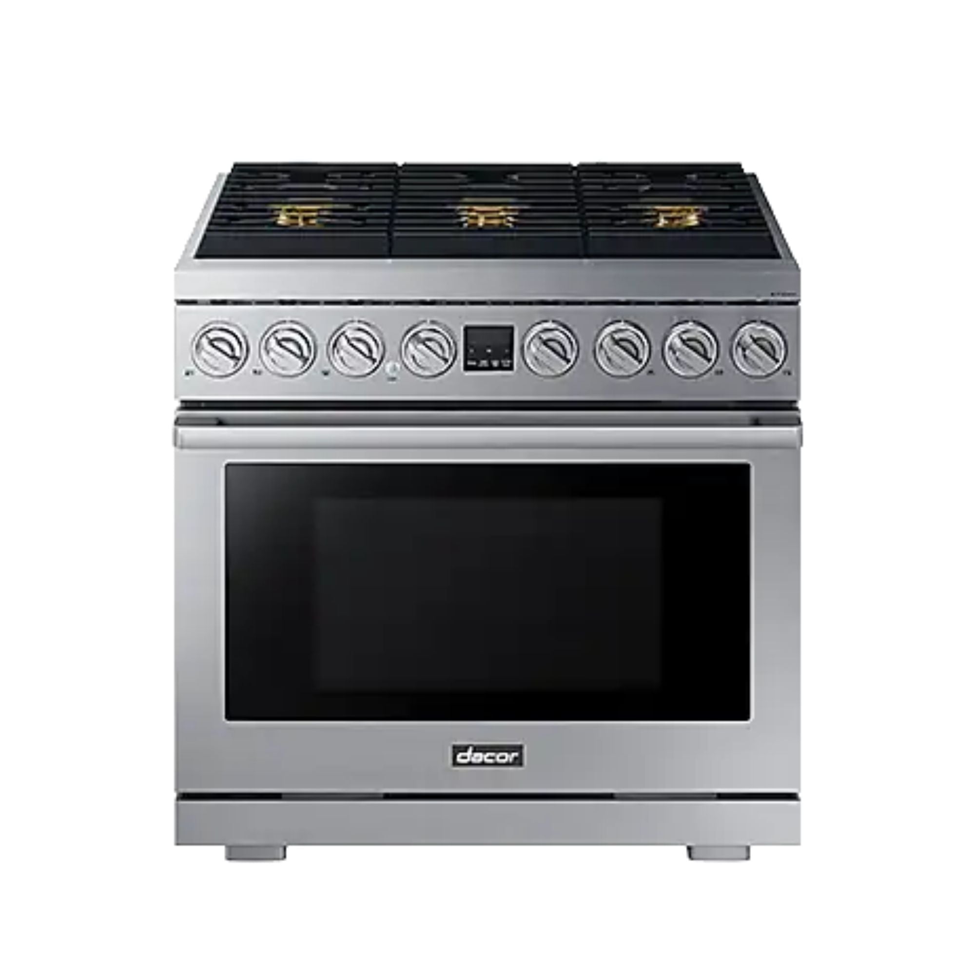 Dacor 36" Dacor Transitional Gas Range in Silver Stainless Steel