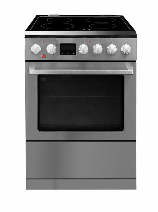 Danby DRCA240BSSC 24-in TruAirFry Smooth top Slide-in Electric Range in Stainless Steel