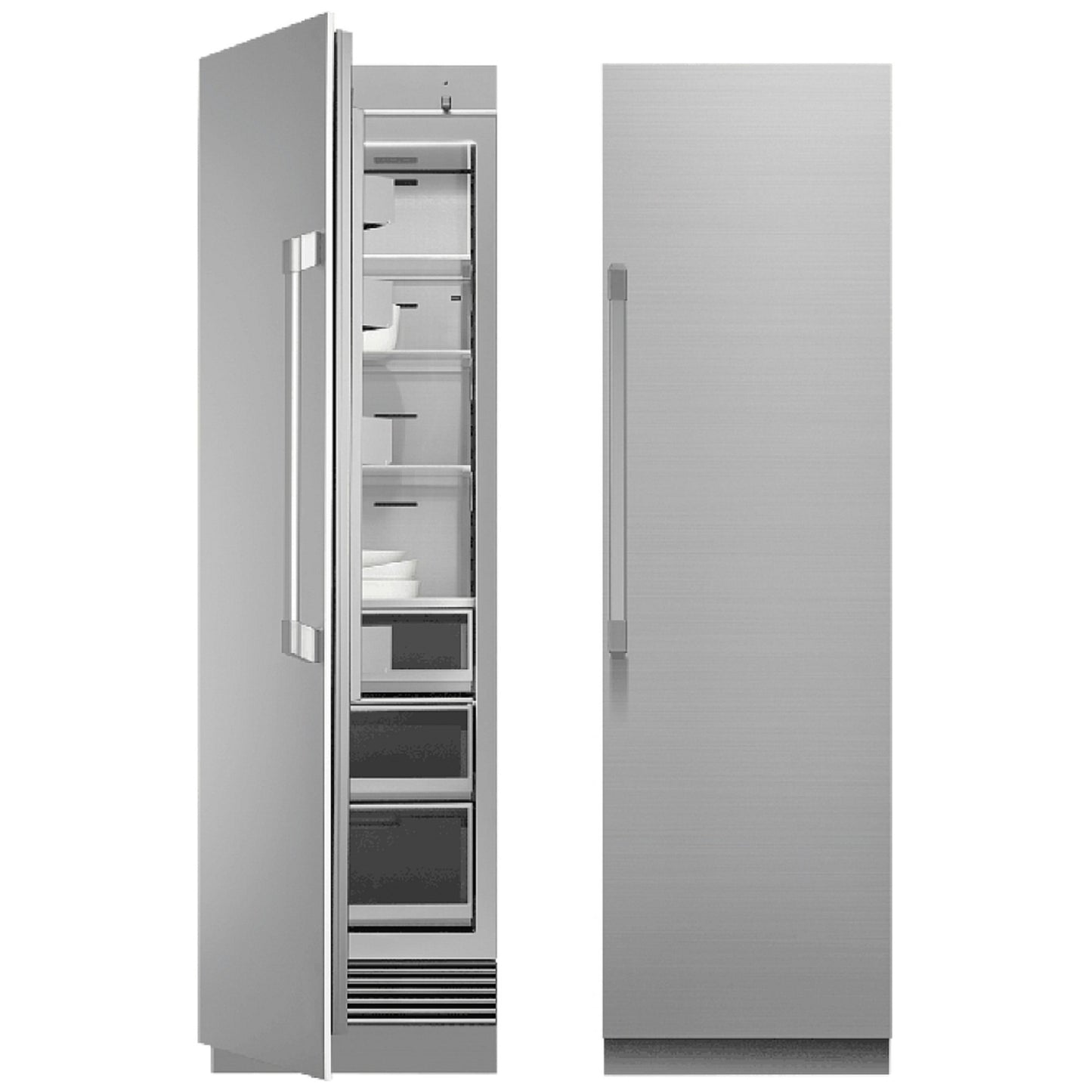 Dacor DRR24980LAP 24-Inch Built-In Column Refrigerator – Panel Ready, Left Hinge