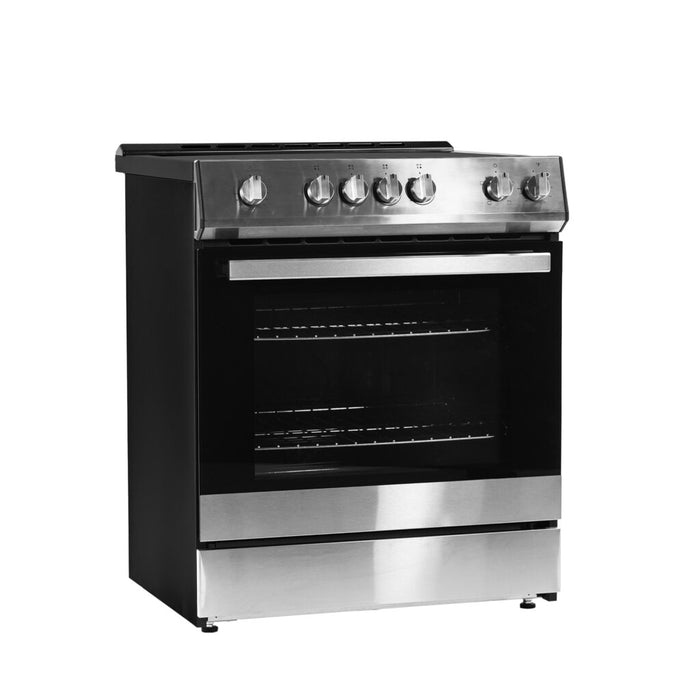 Danby DRRM300BSSC 30” Slide in Smooth Top Electric Range with Knob Controls in Stainless Steel