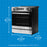 Danby DRRM300BSSC 30” Slide in Smooth Top Electric Range with Knob Controls in Stainless Steel