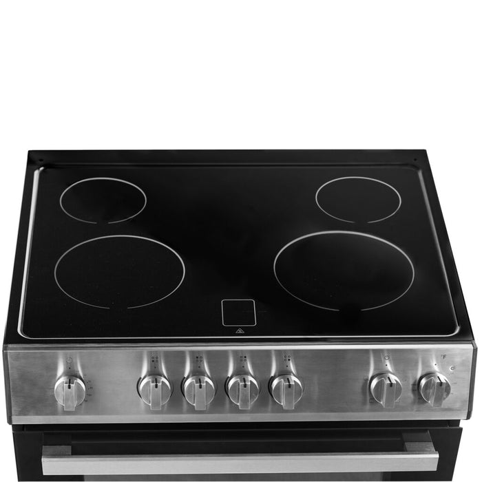 Danby DRRM300BSSC 30” Slide in Smooth Top Electric Range with Knob Controls in Stainless Steel