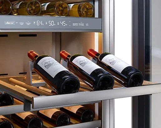 Dacor DRW24980LAP 24-Inch Built-In Wine Column – Panel Ready, Left Hinge