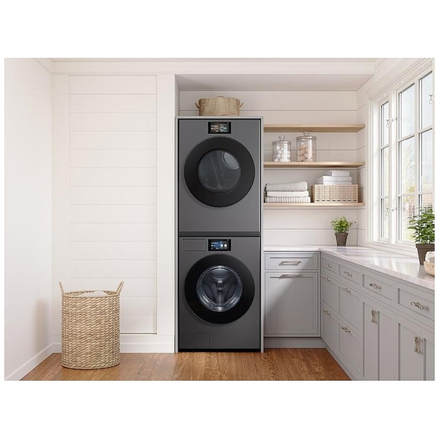 Samsung DV90F53AESAC 7.6 Cu. Ft. Bespoke AI Front-Load Electric Dryer