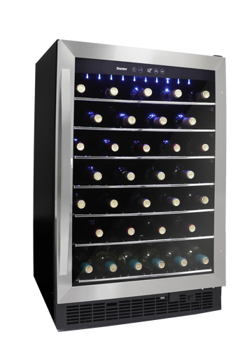 Danby DWC057A1BSS 60 Bottle Built-in Wine Cooler in Black Stainless Steel