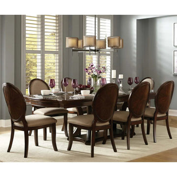 Delavan 7Pc Dining Table Set 5251 Mazin