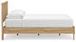 Bermacy Queen Platform Panel Bed with 2 Nightstands